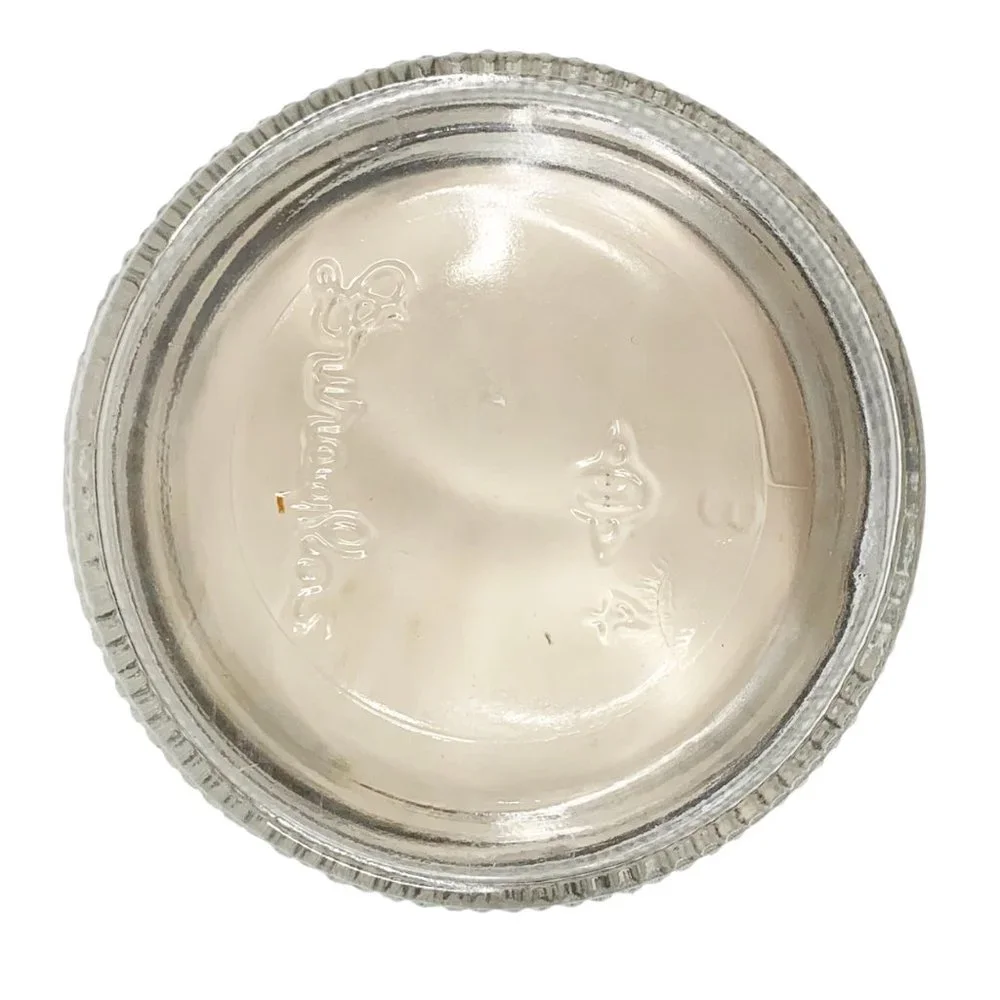 Vintage Dreskin Coolies Cleansing Pads Jar Empty Vanity Advertising MCM 40s Prop